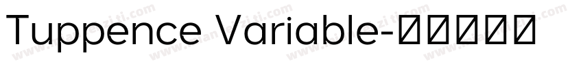 Tuppence Variable字体转换